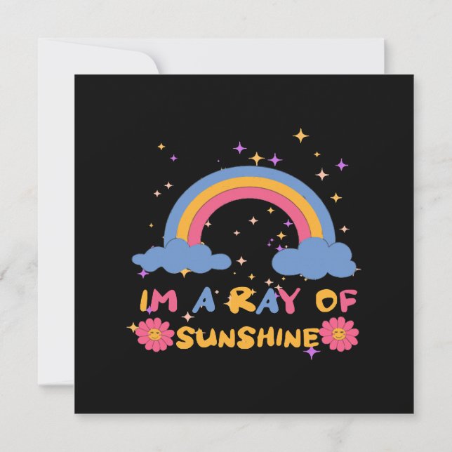 Invitación Rayo de sol (Reverso)