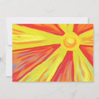 Invitación Rayos de Sol Caliente