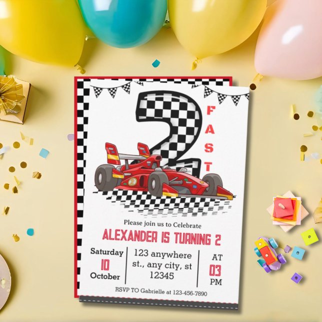 Invitación Raza roja de dos velocidades rápidas (Subido por el creador)