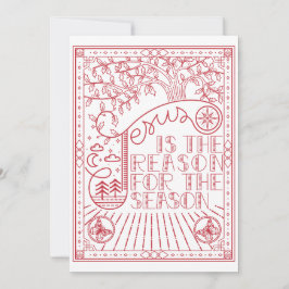 Invitación Razón para los Navidades festivos de temporada
