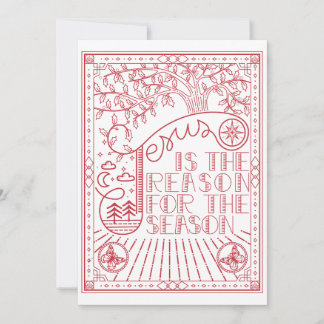 Invitación Razón para los Navidades festivos de temporada