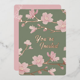 Invitación real al Relieve metalizado dorado de Na