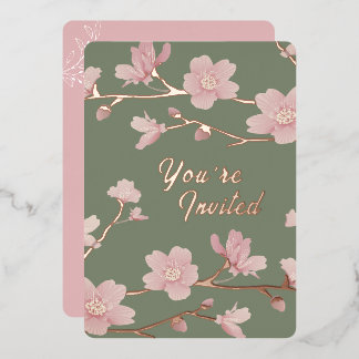 Invitación real al Relieve metalizado dorado de Na