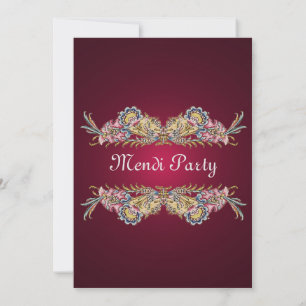 Invitación Real de Mehndi