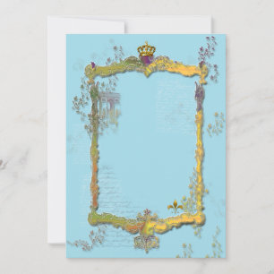Invitación real francesa rococó