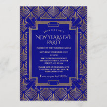 Real Marina Oro Azul Gran Gatsby Año Nuevo Fiesta