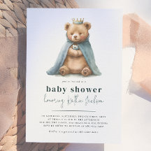 Real Osito de Peluche Principito Niño Baby Shower