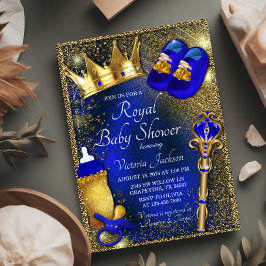 Invitación Real Príncipe Baby Shower