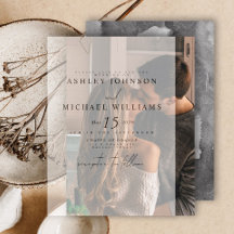 Real Vellum Overlay Watercolor Photo Boda