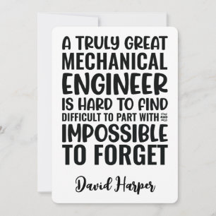 Invitación Realmente Gran Apreciación De Ingeniero Mecánico