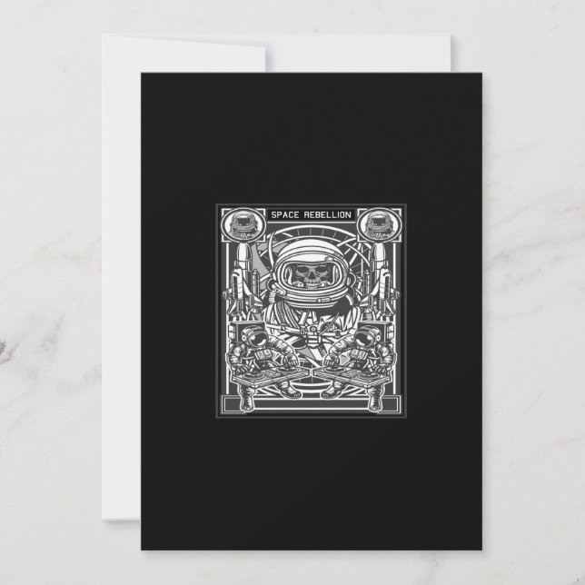 Invitación rebelión espacial (Anverso)