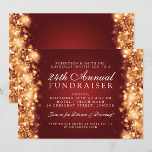 Invitación Recaudación de fondos para Fiestas corporativos Ga