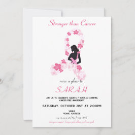 Invitación Recaudación de fondos para sobrevivientes de cánce