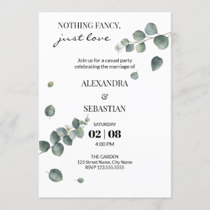Invitación Recepción de boda