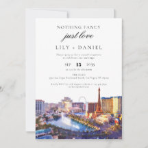 Recepción de boda de escapada en Las Vegas