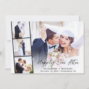 Invitación Recepción de Boda Elegante Feliz para Siempre
