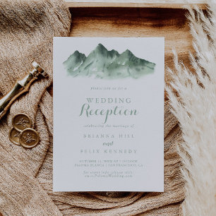 Invitación Recepción de Boda en Green Mountain Country