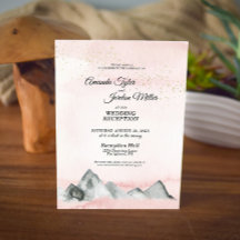 Recepción de Boda en la Montaña del Amanecer Rosa