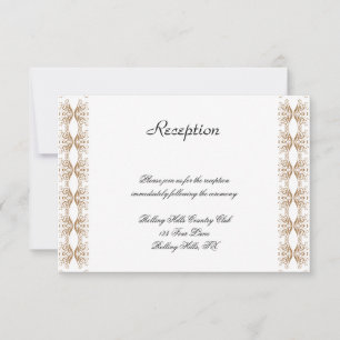 Invitación Recepción de boda gay negra y dorada