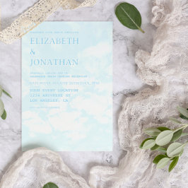 Invitación Recepción de Boda Hecha en el Cielo