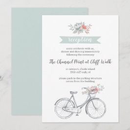 Invitación Recepción de Boda Jardín de la Bicola de Flores