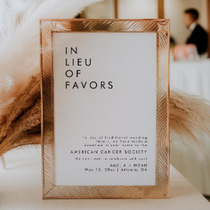 Invitación Recepción De Boda Moderna En Lugar Del Rótulo Favo