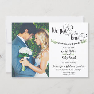 Invitación Recepción de boda Nos hemos casado