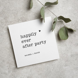 Invitación Recepción de Boda por Huida con Máquina de Escribi