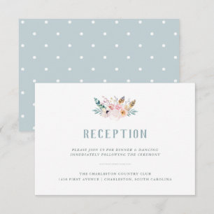 Invitación Recepción de Boda Rústica Boho