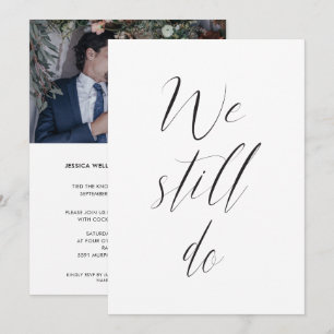 Invitación Recepción de Boda Secuela Todavía lo Hacemos Foto