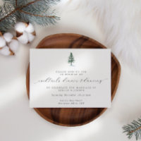 Recepción de bodas de caligrafía de árbol de pino