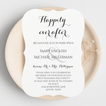 Recepción de bodas después Felices para siempre