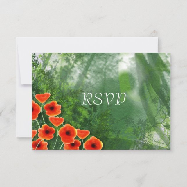 Invitación Recepción de bodas RSVP (Anverso)
