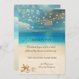 Invitación Recepción de cascos de playa