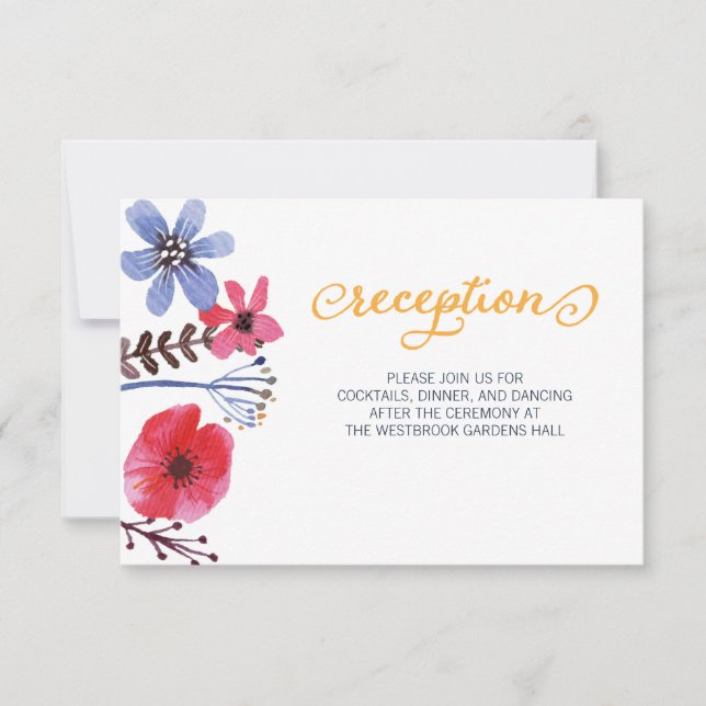 Invitación Recepción de Flora Pintada (Anverso)