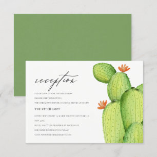 INVITACIÓN RECEPCIÓN DE FLORES DE COLOR ACUÁTICO VERDE DESIER