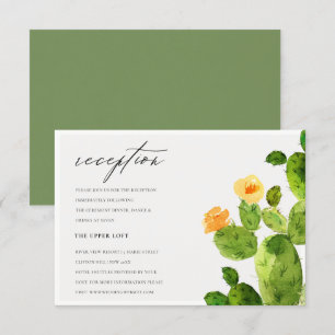 INVITACIÓN RECEPCIÓN DE FLORES DE COLOR ACUÁTICO VERDE DESIER