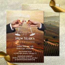 Invitación Recepción de la casa abierta de Champagne Company