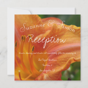 Invitación Recepción de la flor de tigre