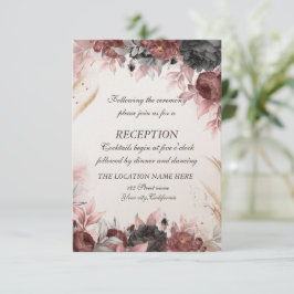 Invitación Recepción de las flores acuáticas del otoño