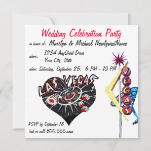 Invitación Recepción de Las Vegas