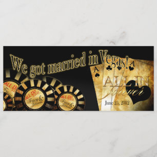 Invitación Recepción de Las Vegas (contáctame para personaliz