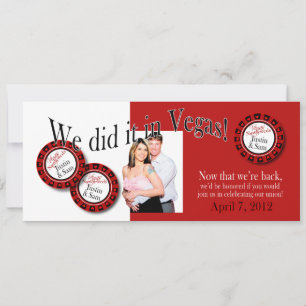 Invitación Recepción de Las Vegas (contáctame para personaliz