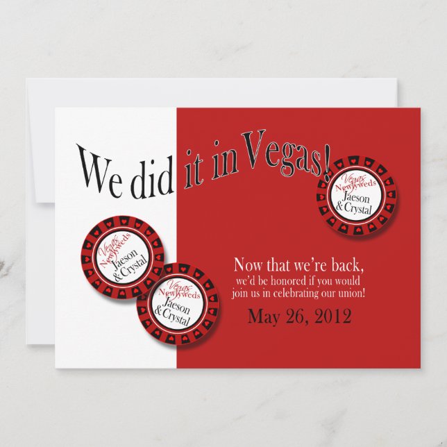 Invitación Recepción de Las Vegas PEDIRME 2 poner tu nombre e (Anverso)