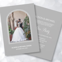 Recepción de matrimonio de Personalizado de arca g