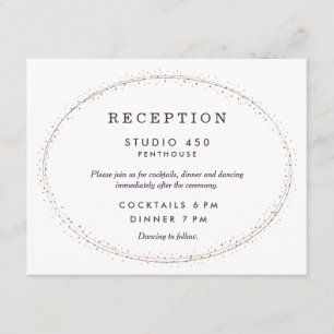 Invitación Recepción de matrimonio *Etiqueta privada*