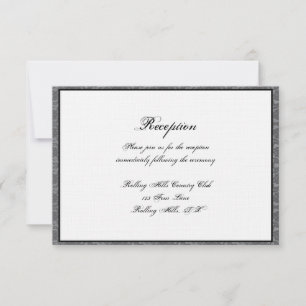 Invitación Recepción de matrimonio para Rosas y manos de esqu