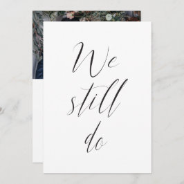 Invitación Recepción de matrimonio secuencial que aún hacemos