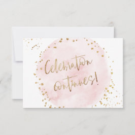 Invitación Recepción de PixDezines H2 Bat De Algodón Rosa Mit