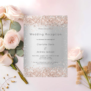 Invitación Recepción de rosa de oro de plata